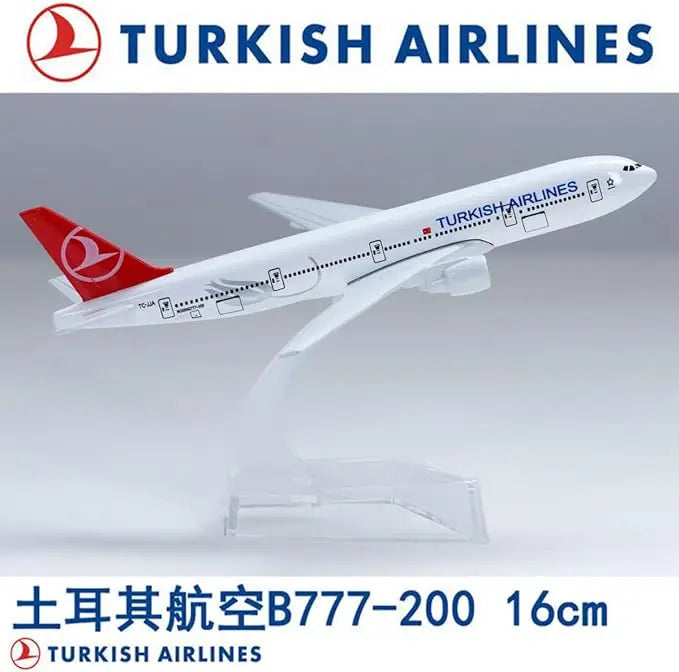 16CM 1/400 Diecast Alloy B777  Airplane Model Toy Plane Collected Gift Series Static aircraft model for Collectible Display