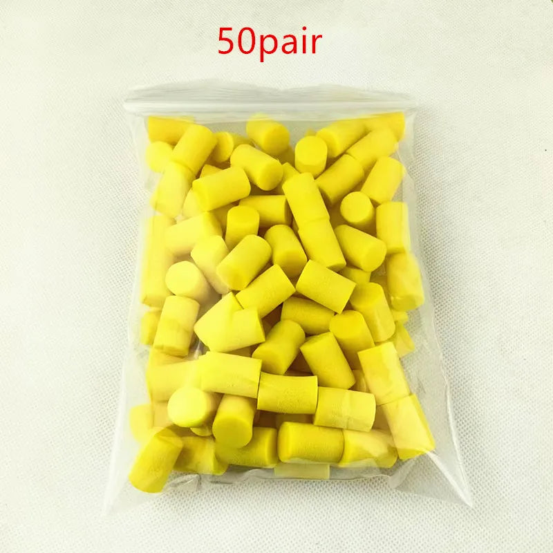 3M EAR 312-1201 Earplugs Anti-noise Classic Earplugs Small for Child Women's Sleep Yellow Earplugs