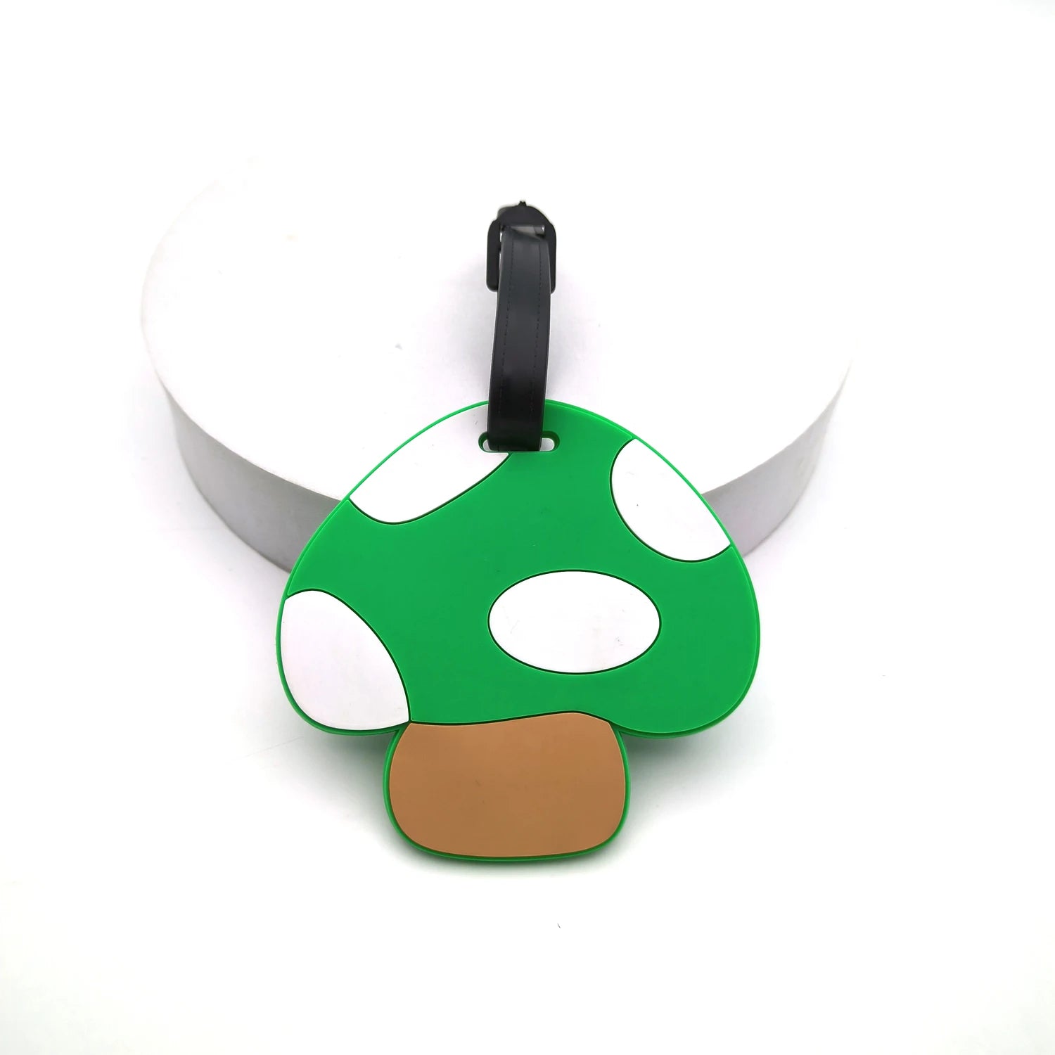 1pc/3pcs Cute Mushroom Luggage Tag Personal Item Luggage Anti Loss Signage Tag Couple Creative Book Bag Hanging Tag Unisex