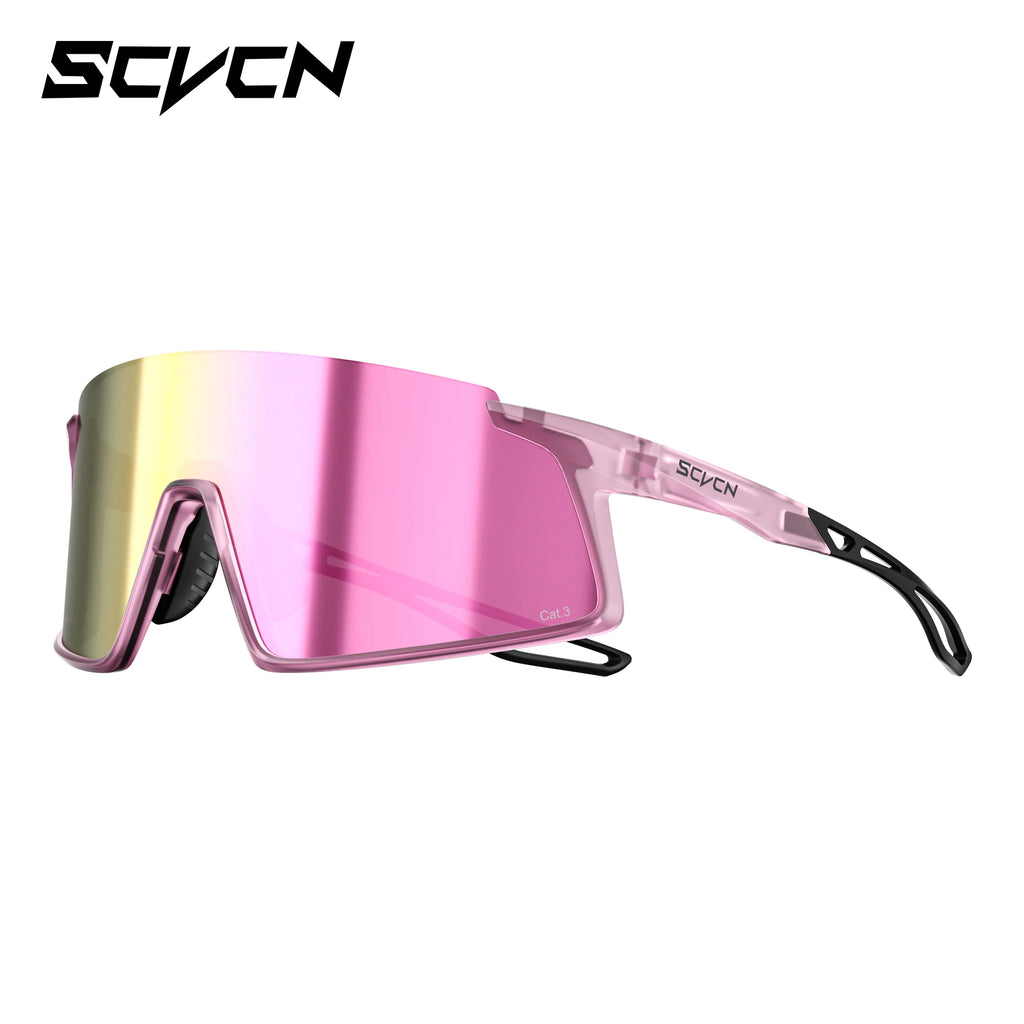 SCVCN 2026 Hiking Eyewear Men's Cycling Sunglasses Photochormic Glasses UV400 Outdoor Sports Goggles Camping MTB Bike Glasses
