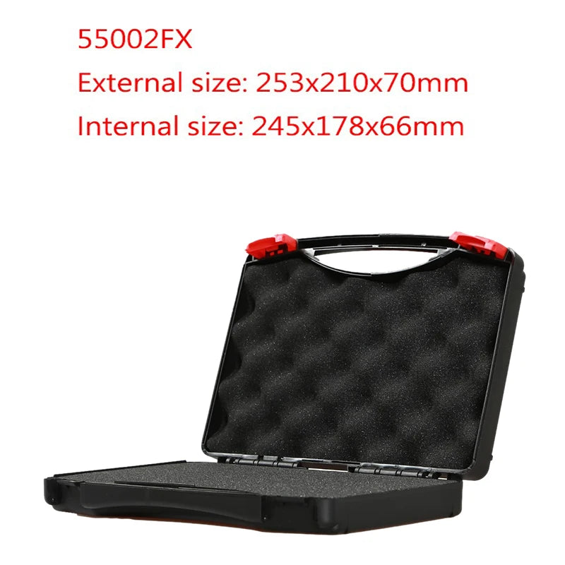 Suitcase Tool Box Professional With Spong Complete Toolbox Cases Portable Plastic Tool Case Safety Equipment Instrument Case