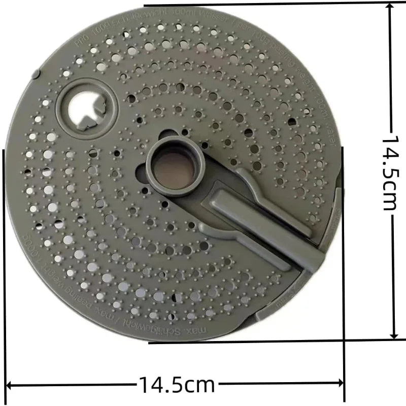 Potato/Taro Peeler Compatible with Toisix TM5/TM6 TM31 Peeler, Compatible with Ozhix Accessory Blade Cover, Medium, Gray