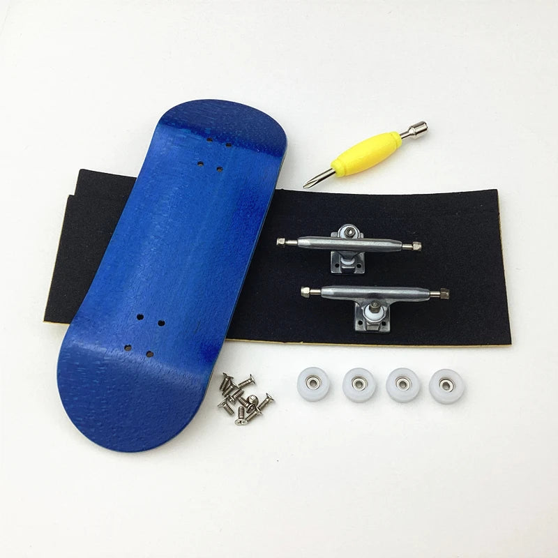34mm Wood Skateboard OEM Fingerboard Toy with New V3 Trucks and CNC Wheels