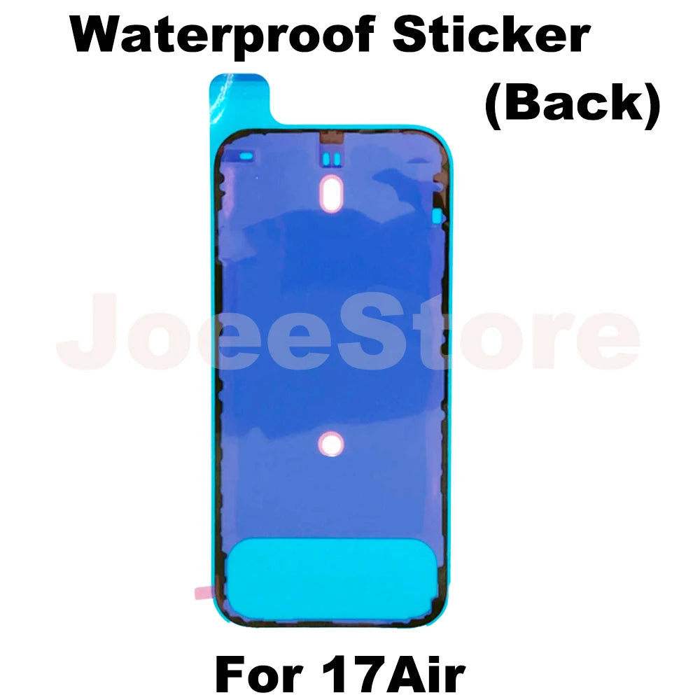 5pcs Waterproof Sticker for iPhone 17 17Pro 17ProMax 17Air Back Adhesive 3M Seal LCD Display Screen Frame Tape Glue Sticker Part