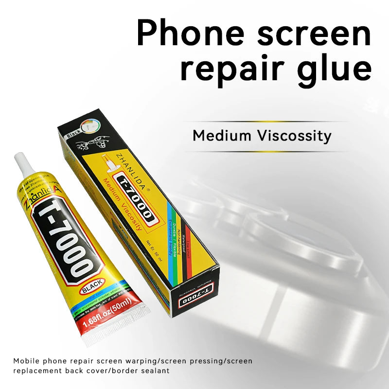 100pcs Black Glue T7000 15ml Mobile Phone Repair Jewelry DIY Adhesive Manufacturer Wholesale