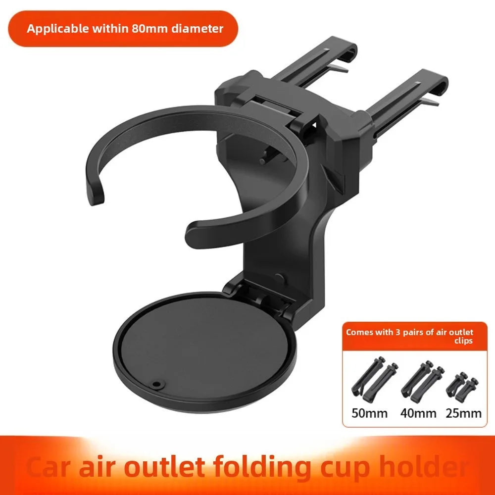 Car Vent Cup Holder Air Vent Cup Holder Car Water Bottle Holder Foldable Drink Holder for Car Air Vents Coffee Juice Tea