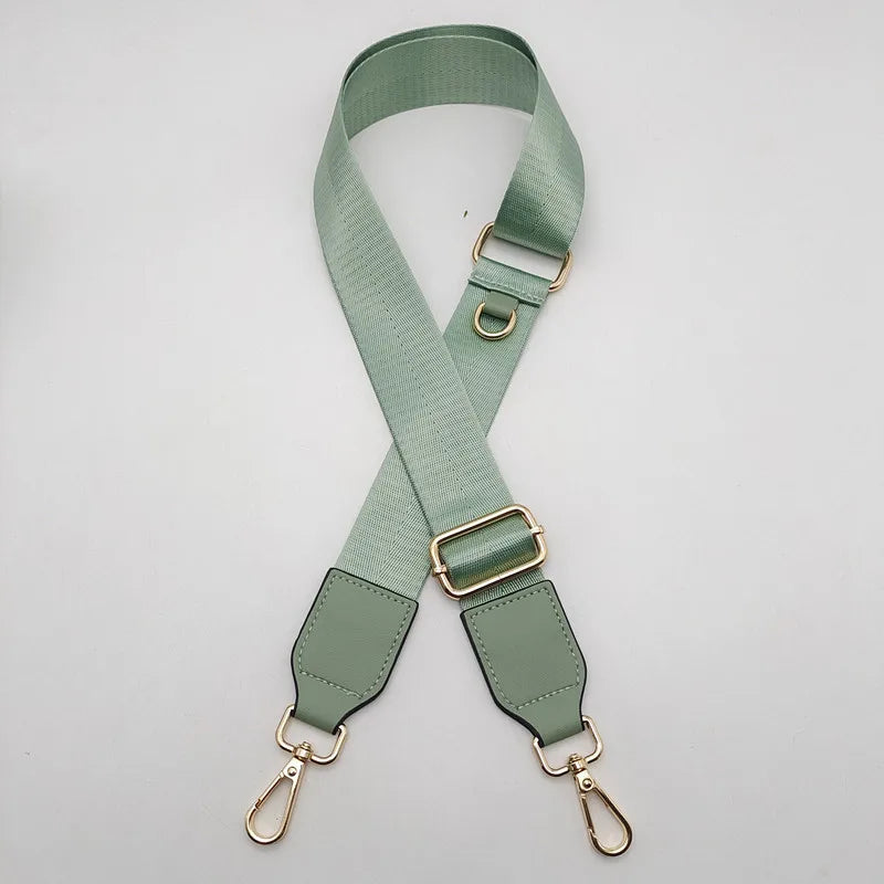 New Solid Color Nylon Bag Accessories D-type Buckle Hanging Small Bag Style Crossbody Strap Adjustable Backpack Shoulder Strap