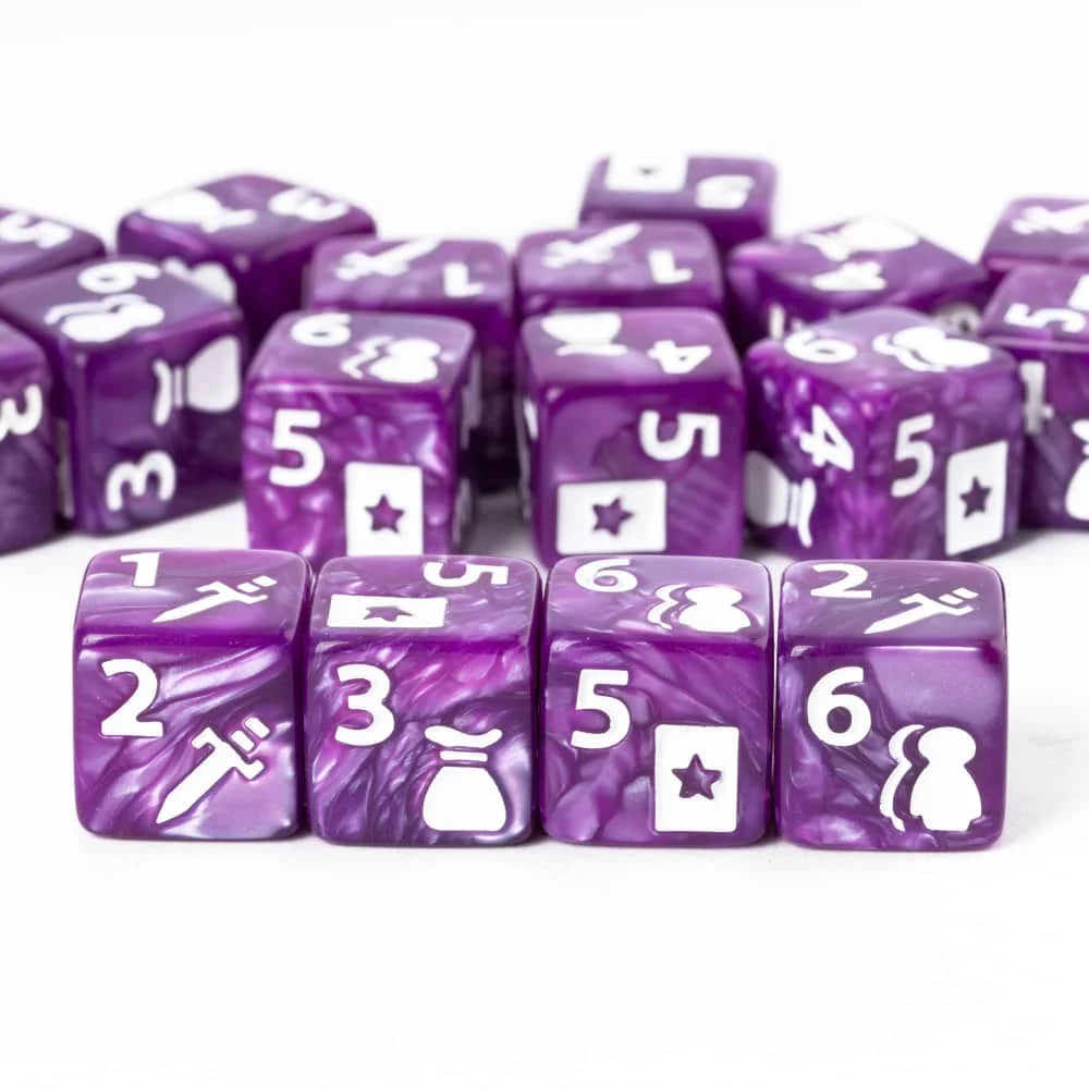7Pcs Shield D6 Game Dices 6 Sides D6 Cubes New Design 16mm Standard Polyhedral Dice Set for Tabletop Role Playing Board Games