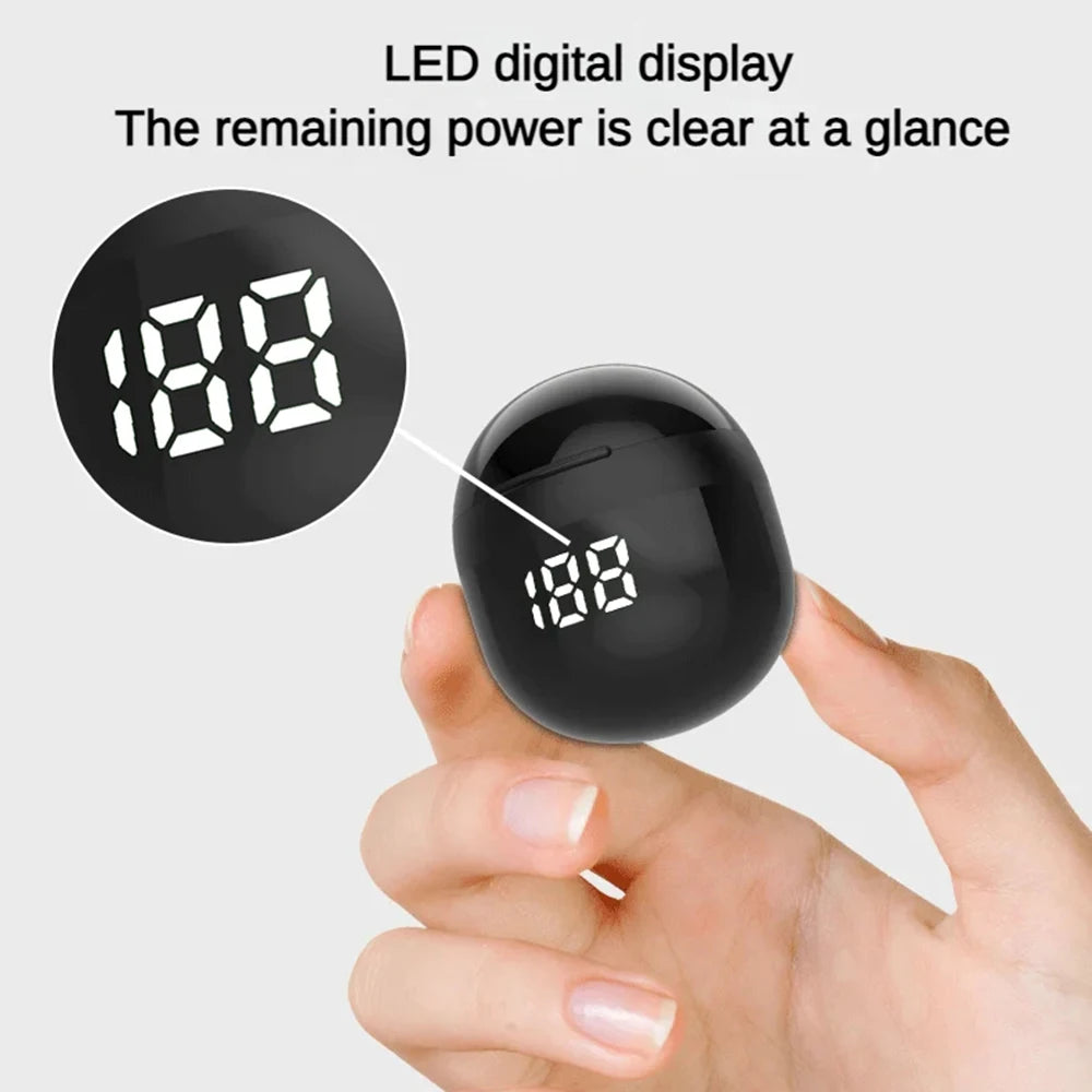 SK18 Heavy Bass Earphones TWS Wireless Bluetooth Headset With Mic Smart Touch Headphones Invisible Mini Noise Reduction Earbuds