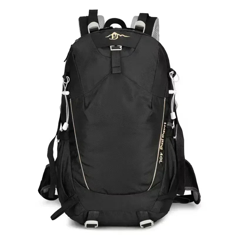 40L outdoor hiking camping backpack outdoor waterproof lightweight mountaineering bag cycling backpack with waterproof cover