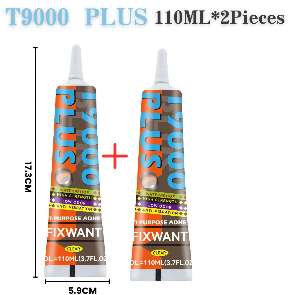 T-9000 Upgrade T9000 PLUS Clear Phone Watch Repair Contact Adhesive Waterproof Low-corrosion Leather Fabric Glue 15/50/110ML
