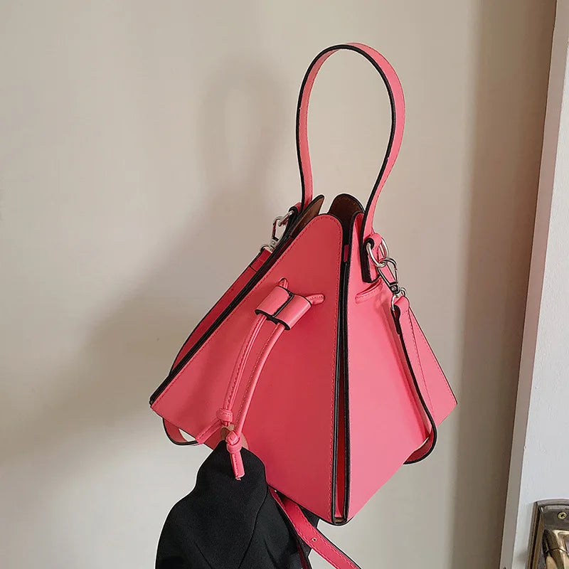 Fashion Ladies Shoulder Bags Handbag Sense of luxury Women Bags High quality Leather Crossbody Bag Designer Female Triangle Bags