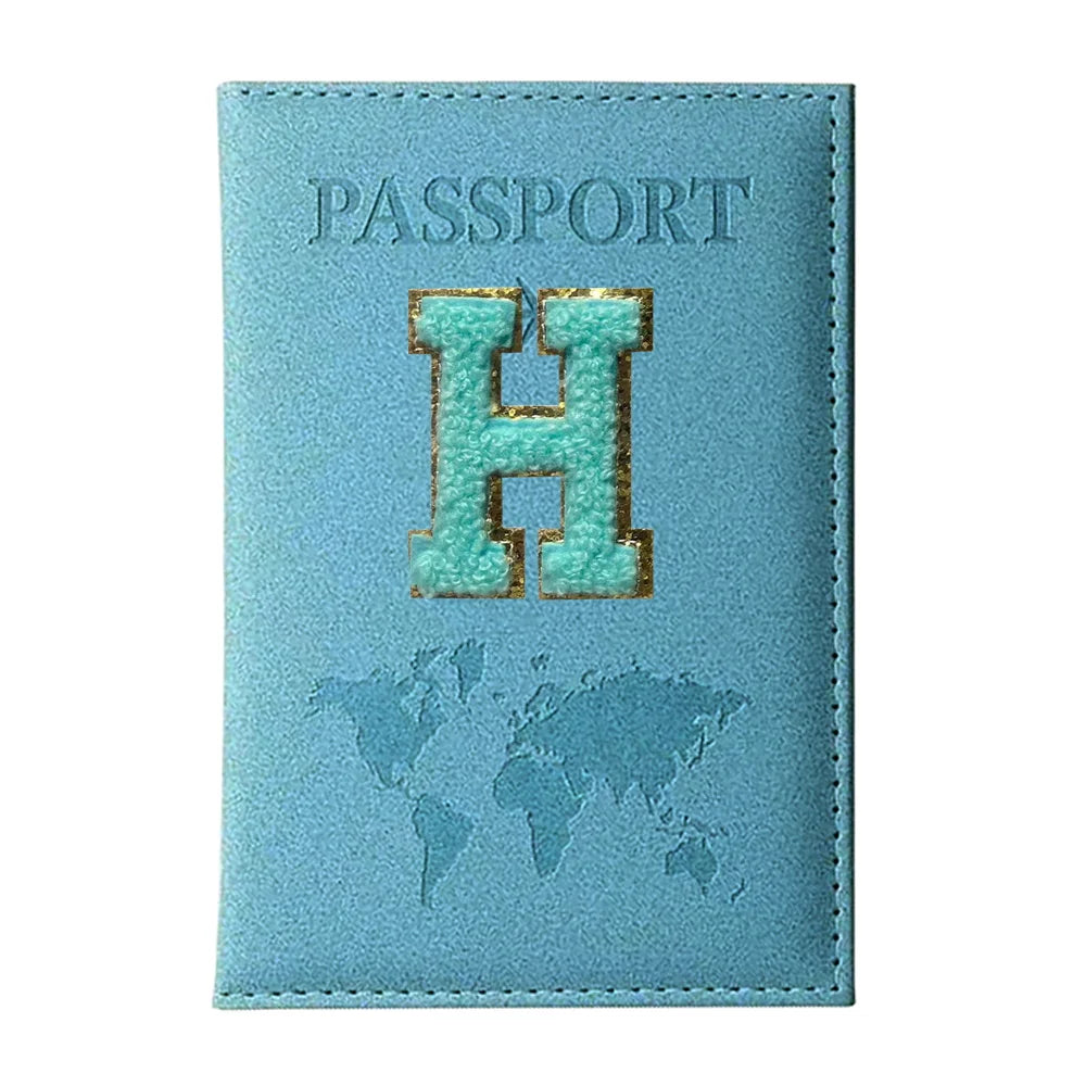 Passports Case Passport Covers Unisex Travelneedments Grren Letter Series Passport Holder Travel Passport Protective Cover