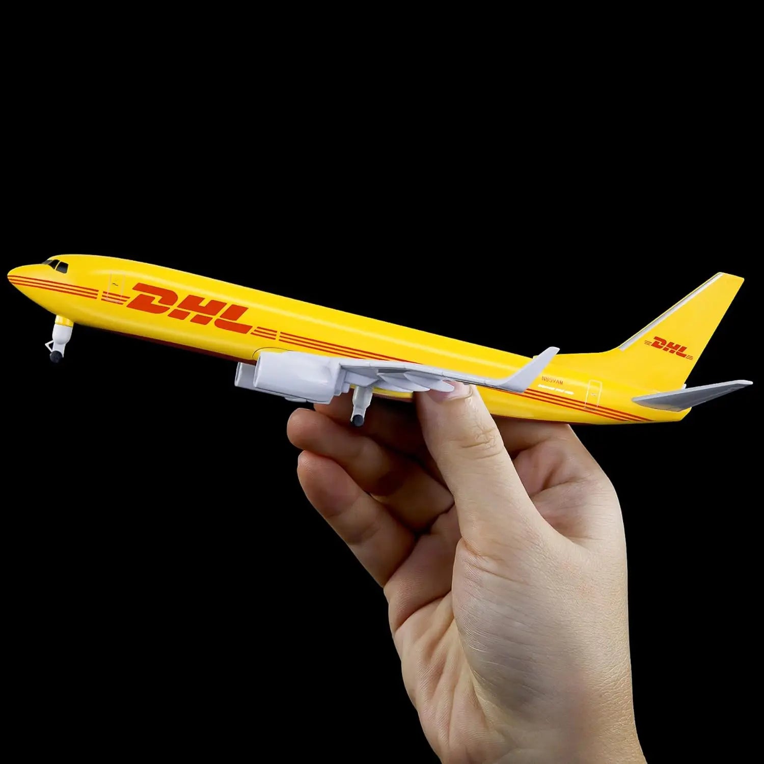 1:300 Scale 20cn DHL Airlines 737 Airplane Models Alloy Diecast Airplane Model Toy Aircraft Plane Model Toy for Collection