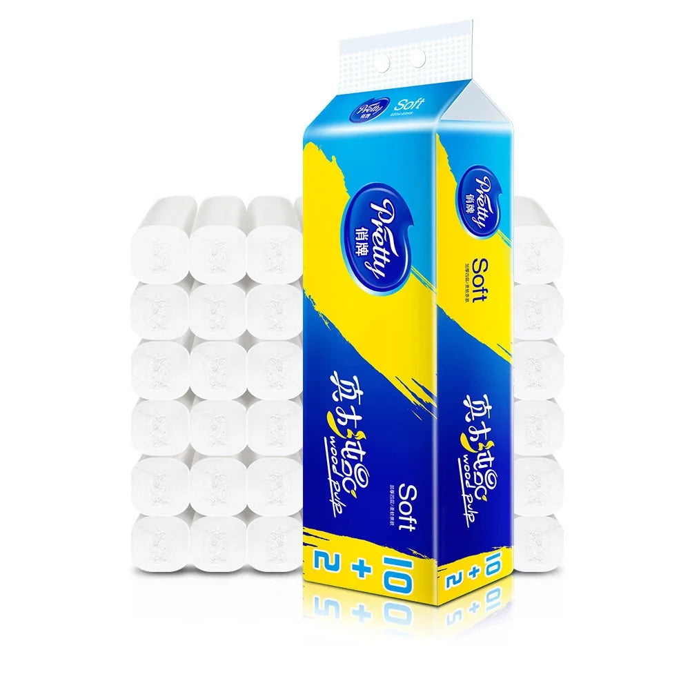 1pcs Vehicle-mounted special roll paper centreless web paper towel virgin wood pulp branch