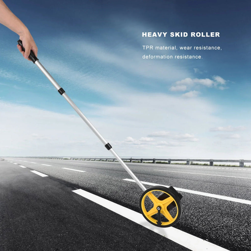 Distance Wheel Portable Measuring Wheel Distance Measuring Roller for Multiple  0~9999.9m Purpose Measuring Wheel Measurer Wheel