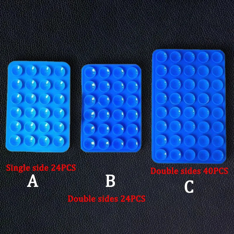 Silicone World Square Silicone Mobile Phone Fixing Suction Cup Car Mounted Bracket Phone Case Universal Anti Slip Suction Cup