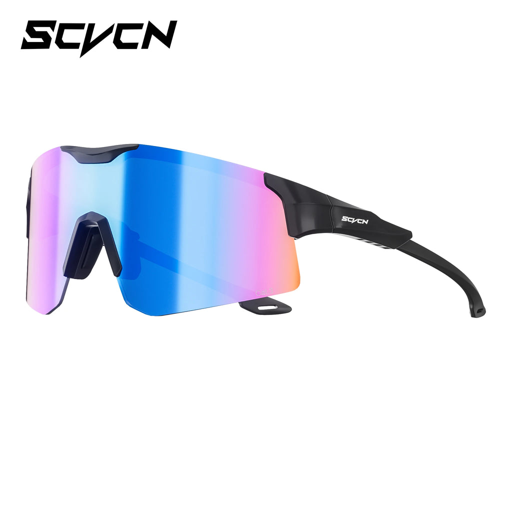 SCVCN Sports Sunglasses Cycling Glasses MTB Riding Speed Skating UV400 Fishing Goggles Man Woman Bike Bicycle Hiking Eyewear