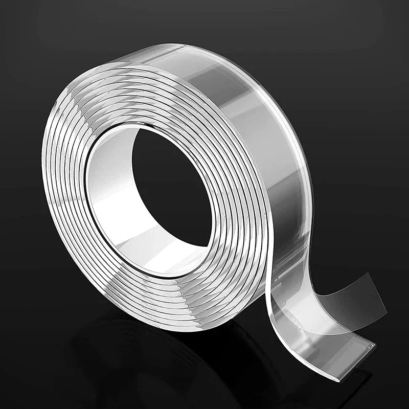 Nano Double-sided Adhesive Tape Durable Silicone Transparent Tape Waterproof Adhesive Sticky Wall Tapestry Bathroom Wall Posters