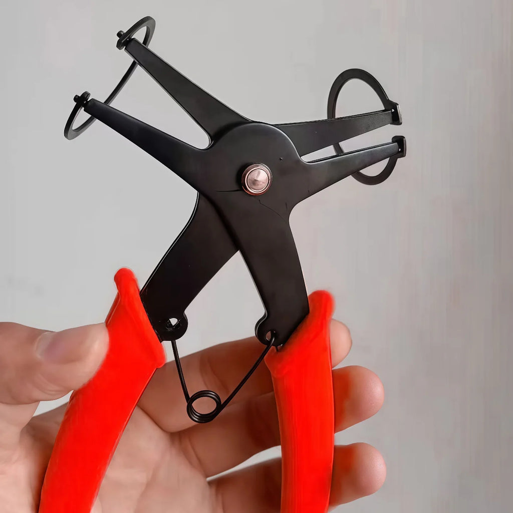 Circlip Pliers 2 in 1 Internal and External Dual Purpose Pliers External Spring Pliers Large Retaining Ring Removal Tool
