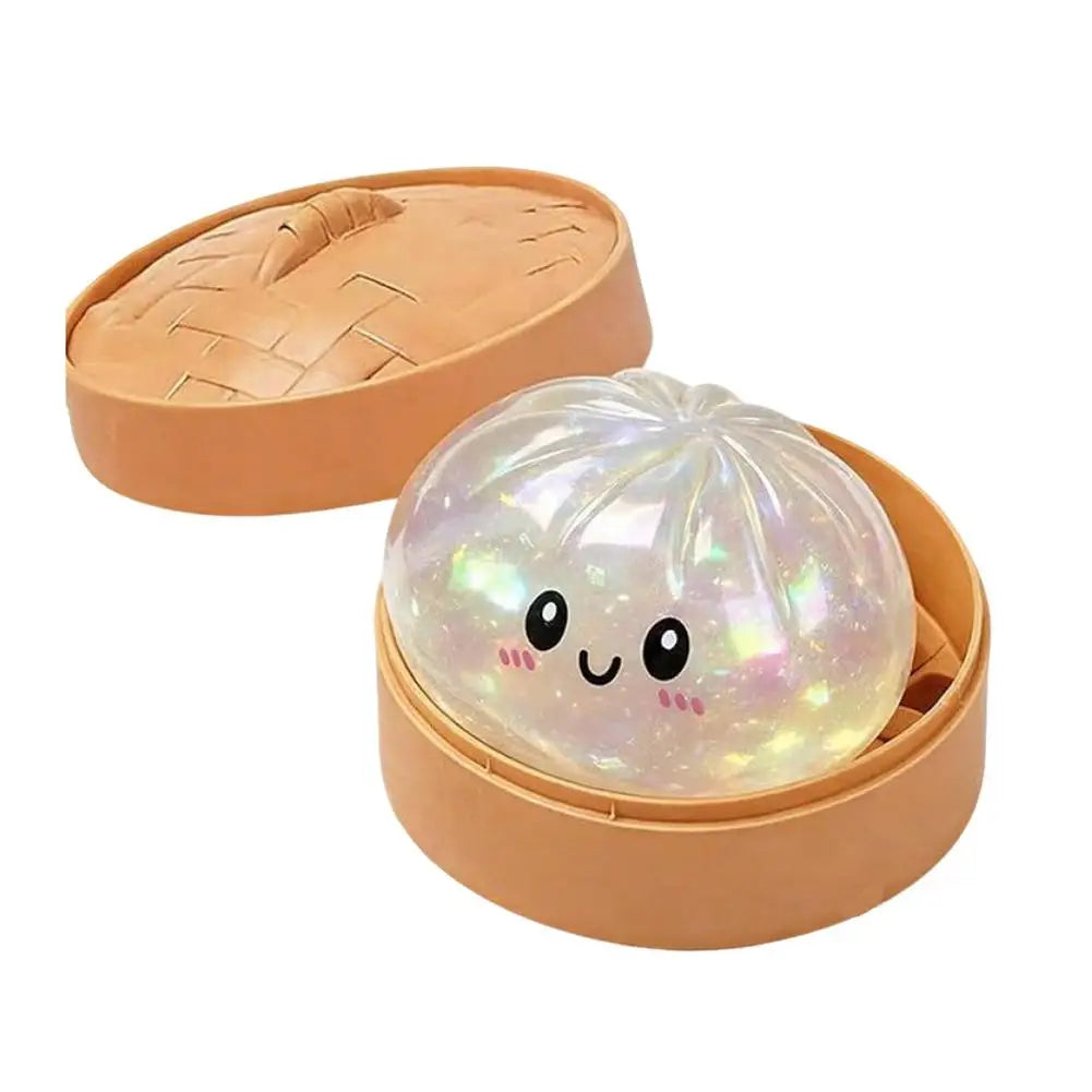 10Cm Simulation Flash Dumpling Pressure Ball Stress Relief Reusable Low Rebound Decompression Toys Children Adults Birthday Gift