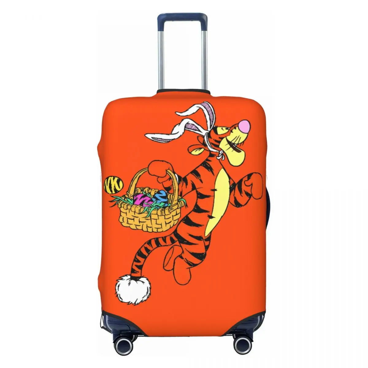 Custom My Friends Cartoon T-Tigger Pooh Luggage Cover Elastic Cartoon Travel Suitcase Protective Covers Suit For 18-32 inch