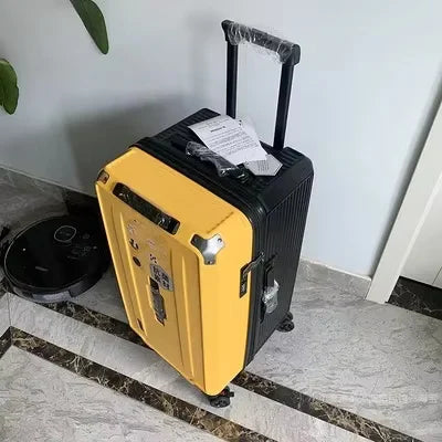 COLENARA High-quality Suitcase Large-capacity ABS + PC Trolley Case Family Travel Essentials Women's with Wheels Rolling Luggage