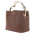 Luxury Shiny Square Rhinestone Evening Handbag Delicate Studded Diamond Tote Bag Wedding Party Purse Evening Clutch Bag