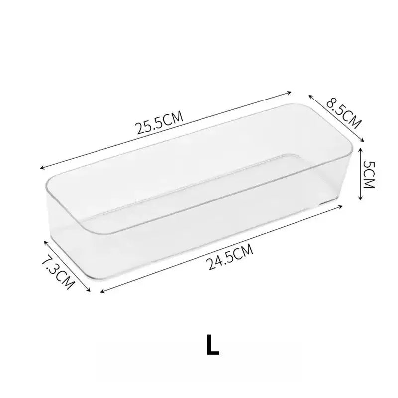 4/7pcs Drawer Compartment Storage Boxes Desk Cabinet Built-in Rectangular Box Stationery Pen Cosmetics Sundries Organizing Boxes