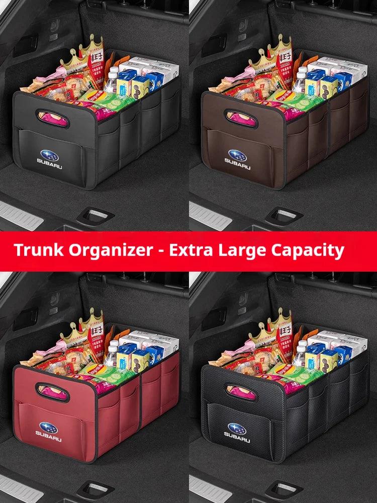 For Subaru STI Brz Wrx Xv Ascent Forester Outback Impreza Legacy Car Trunk Foldable Storage Box Large Capacity Storage Bag