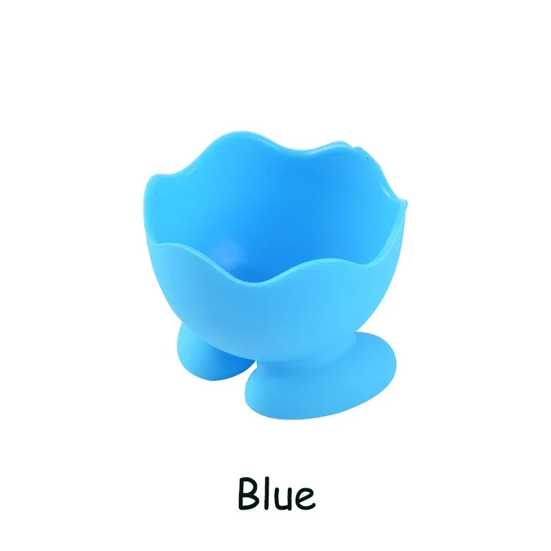 Silicone EggCup Holders Drying Egg Storage Rack Food Grade Boiler Egg Poacher Cups Bracket for Kitchen Breakfast Cooking Tools