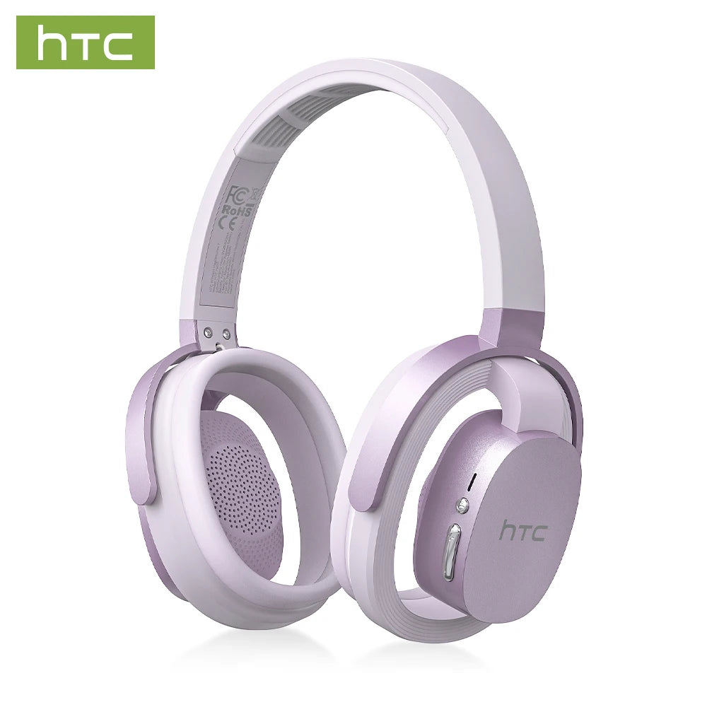 Wireless Game Earphones HTC HP07 AI Translator Headset with Mic, Comfortable Sports Headband, Immersive Audio for Running Gym