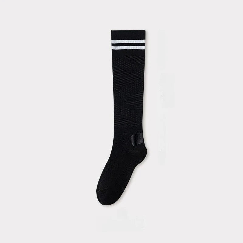 1/3 Pairs Women Summer Thin Mesh Knee High Compression Socks Anti-Odor Athletic Socks Tennis Running Yoga Sports Socks Stockings