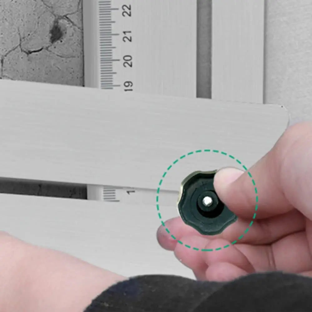 1pcsAdjustable Tile Locator To Wall Marking Position Ruler Ceramic Hole Cutter Tile Drill Marble Opener Construction Tool