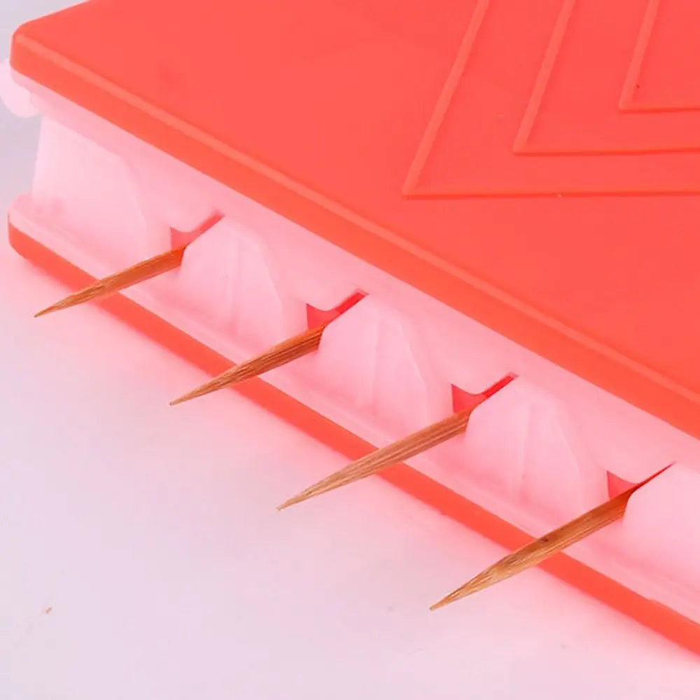 Durable 4 Row BBQ Kebab Maker Plastic Fast BBQ Meat Skewer Machine Reusable Barbecue Stringer Skewer Machine Camping BBQ Tools