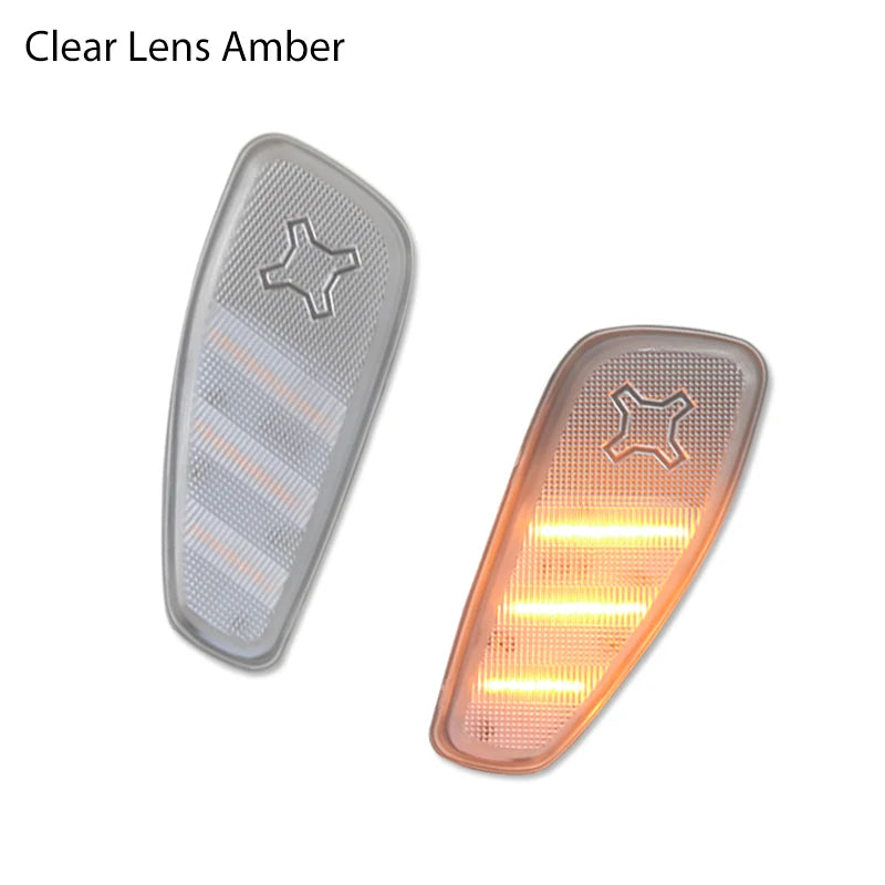 2pieces Car Led Side Marker Turn Signal Light For Jeep Renegade BU 2014-2021 Full Led Turn Signal Lamps Amber Color