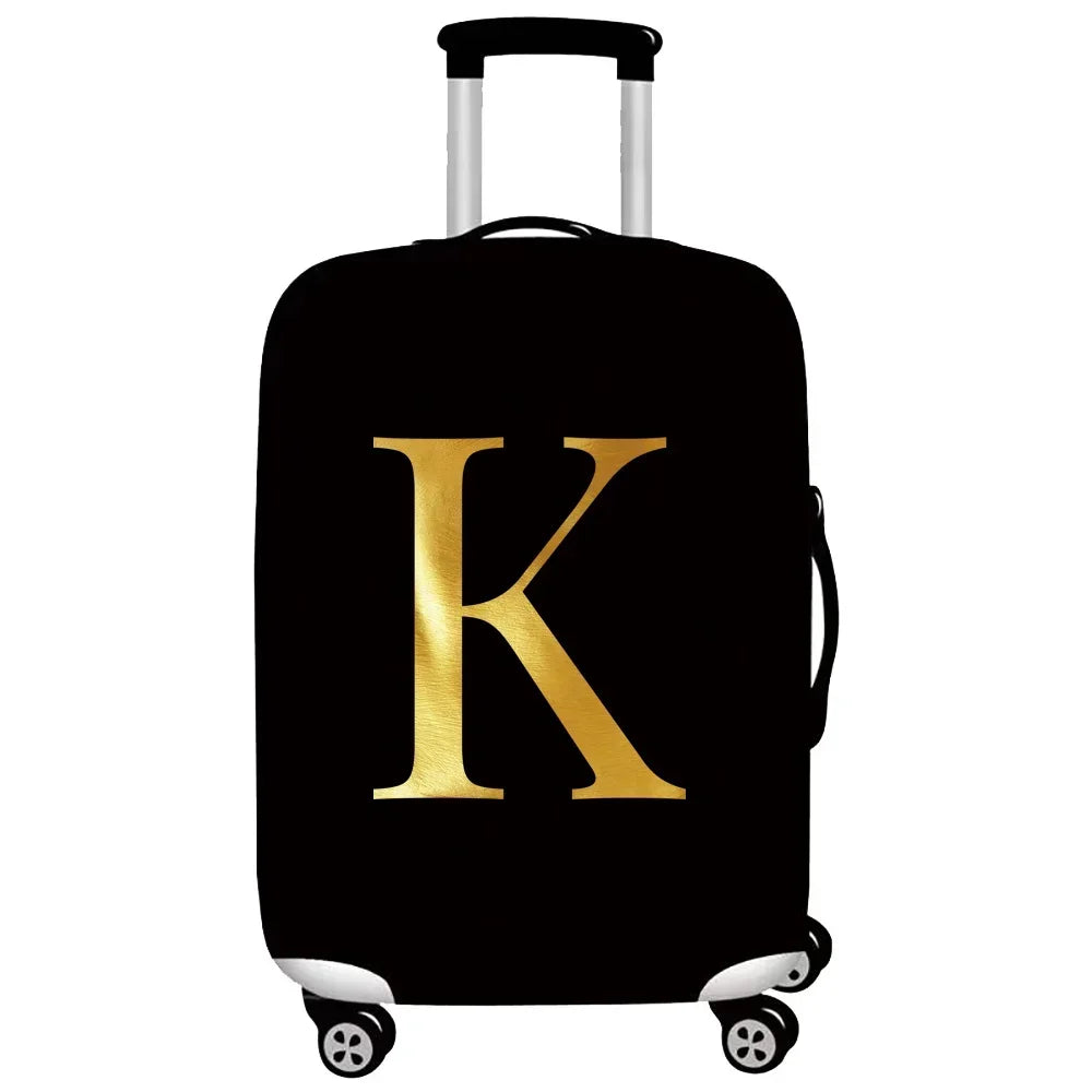Luggage Protective Cover Thick Elastic Luggage Protective Covers Dust Cover Anti-Scratch Protective Suitcase Cover Letter Series