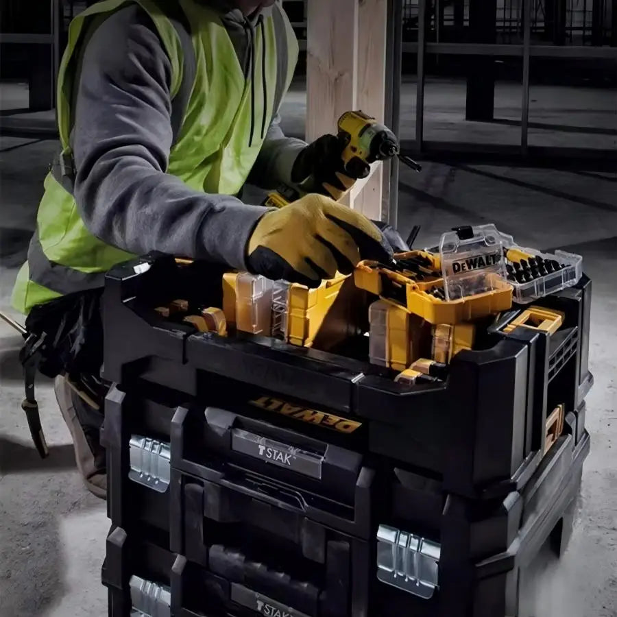DEWALT 1PCS Large Tough Case Tool Case Tool Box Parts Storage Box Power Tool Accessories NO.N542474/DT70839