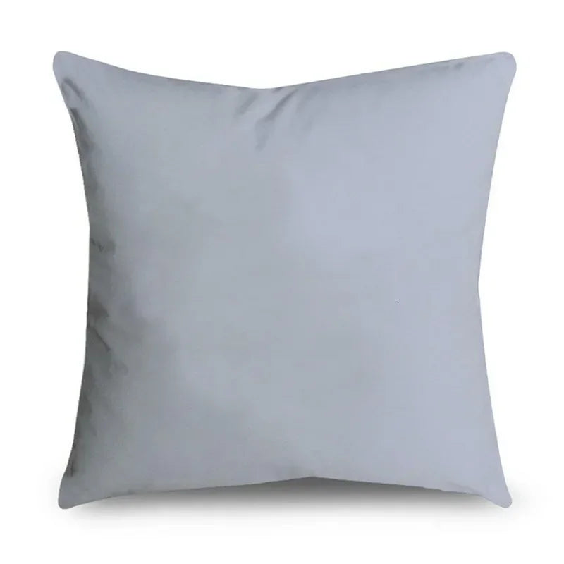 Gray Striped Geometric Double-sided Printed pillow cover Short plush Suitable living rooms bedrooms sofas throw cushion cover