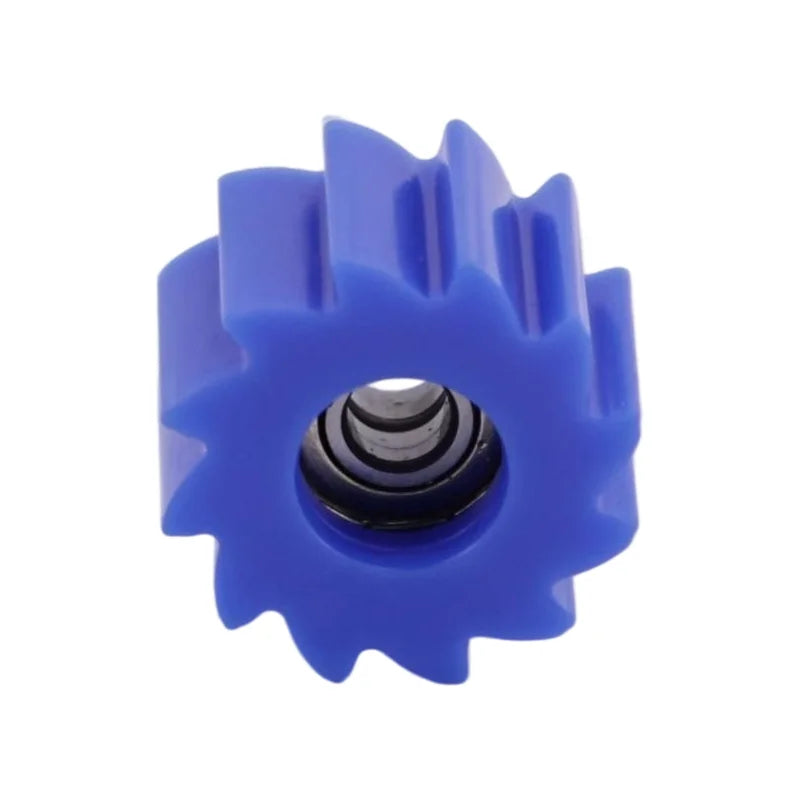 Blue guide wheel 8mm motorcycle chain tension roller wear resistant accessory