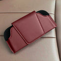 Car Glasses Case PU Leather Auto Sun Visor Glasses Holder Sunglasses Storage Clip Car Interior Card Eyeglasses Case Accessories