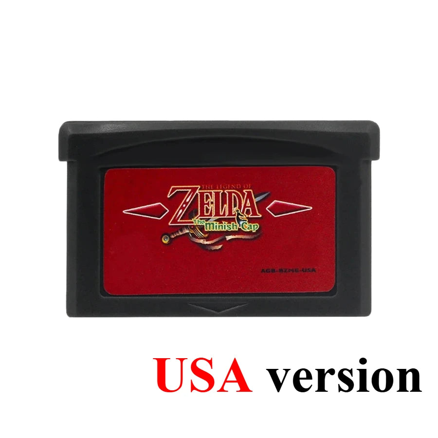 32 Bit Video GBA Game Cartridge Game Console Game Card Link To The Past Awakening DX Minish Cap EUR/USD Version