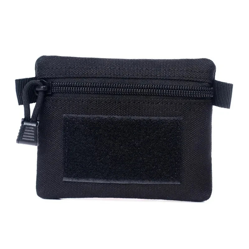 Waterproof Outdoor Camping EDC Molle Wallet Portable Travel Zipper Waist Pouch for Hiking Hunting - Portable Organizer