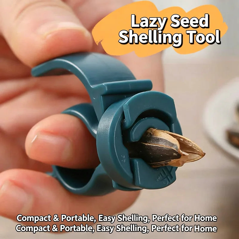 2Pcs Sunflower Seed Cracking Pliers Multi Color Handheld Peeler Easy Use Teeth Hand Protection Tool