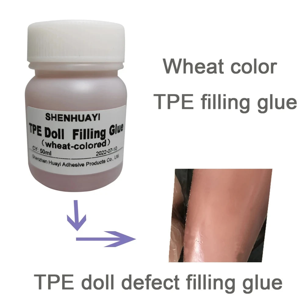 TPE Doll Filling Glue Wheat TPE Material Hole Filling