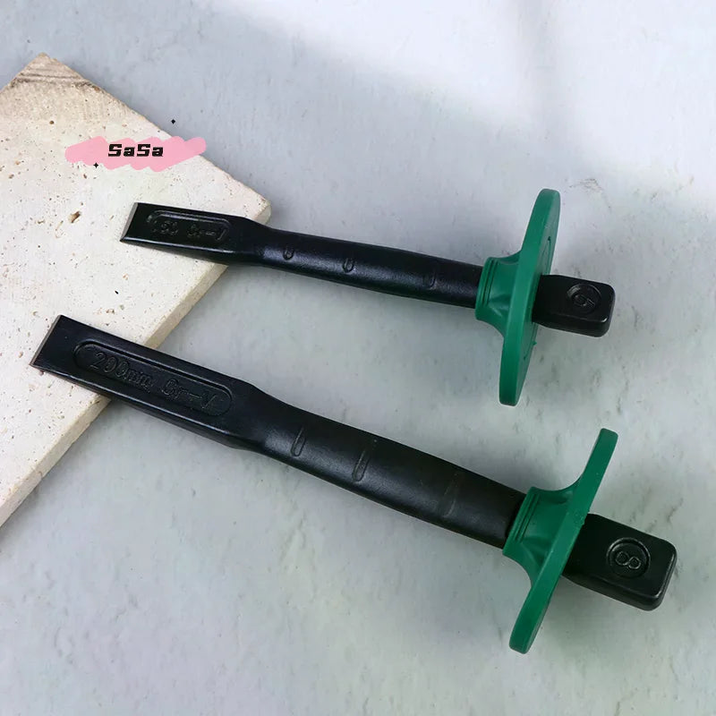 1/2/3Pcs 6/8 Inch Chrome Vanadium Steel Flat Chisel Cement Stone Splitter Flat Chisel Concrete Tools Flat Shovel Wood Cutter