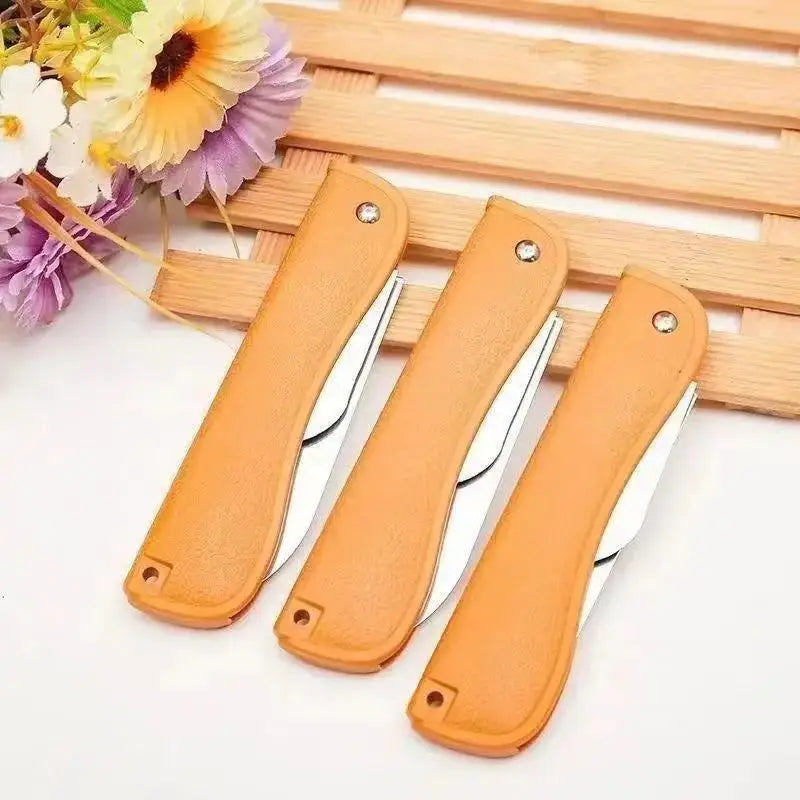 New Stainless Steel Folding Fruit Knife With Bottle Opener Perfect For Home Kitchen Outdoor Picnic Camping Daily Use