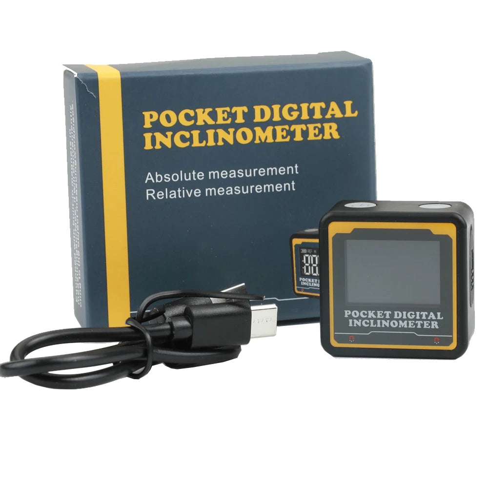 Digital Inclinometer Electronic Level Box Magnetic Protractor Angle Finder Gauge for Bevel Angle Miter Saw Car Repair Testing