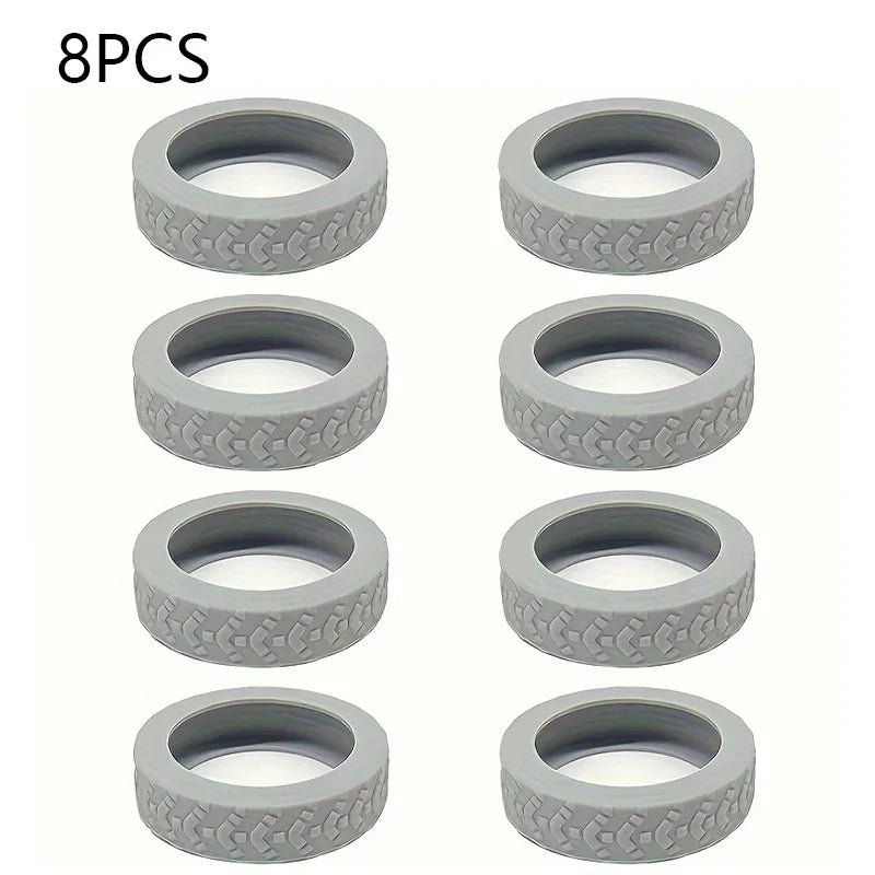 8pcs Luggage Wheel Protection Cover, Silicone Wheel Cover, Luggage Wheel Cover Cover, Noise Proof Foot Cover, Luggage Racks