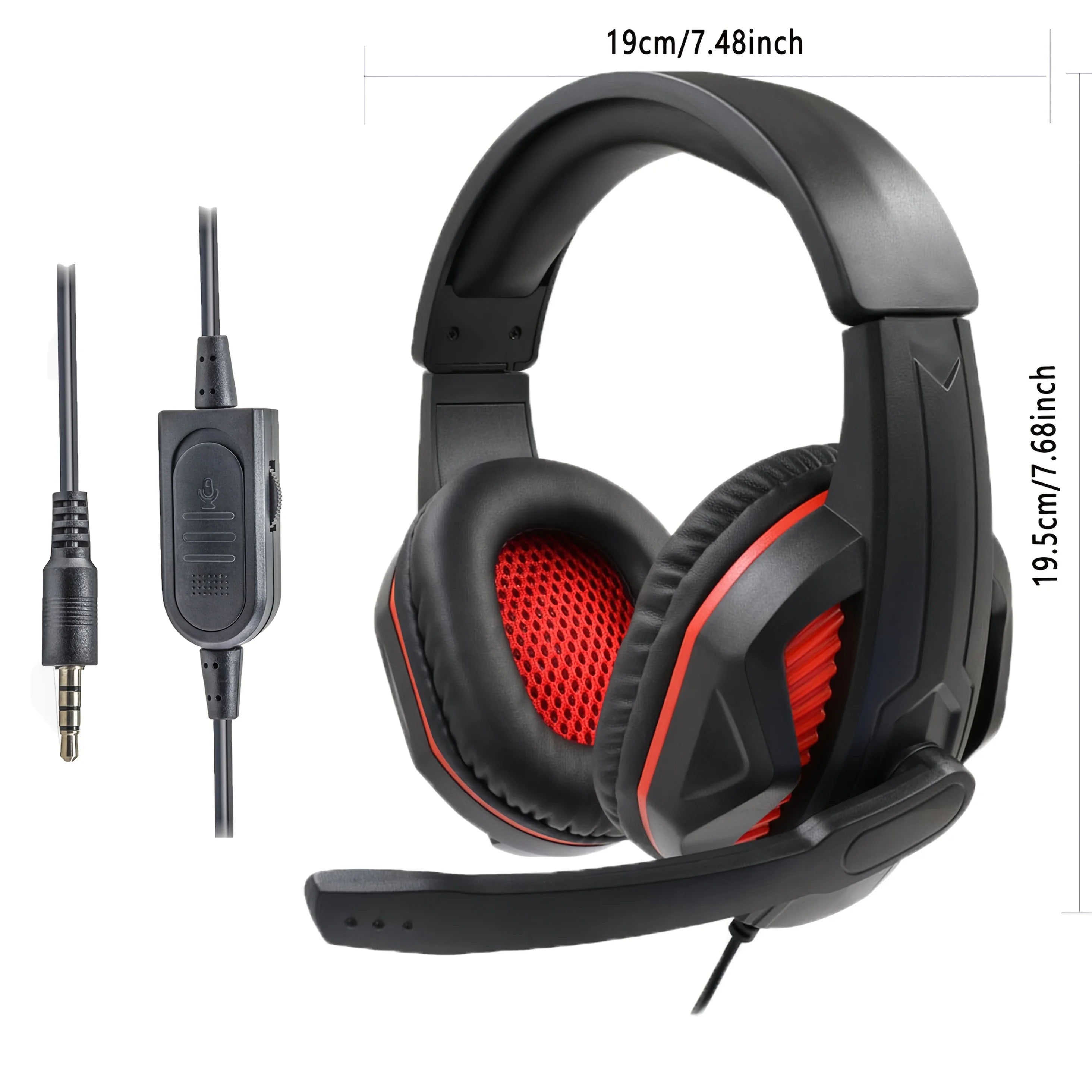 costyle gaming headset with microphone and mute is suitable for PS4, PS5, Xbox one, Nintendo Switch,